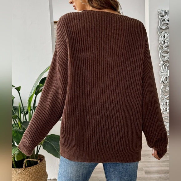 Mixed Melody Sweater - Brown - Picture 4 of 5